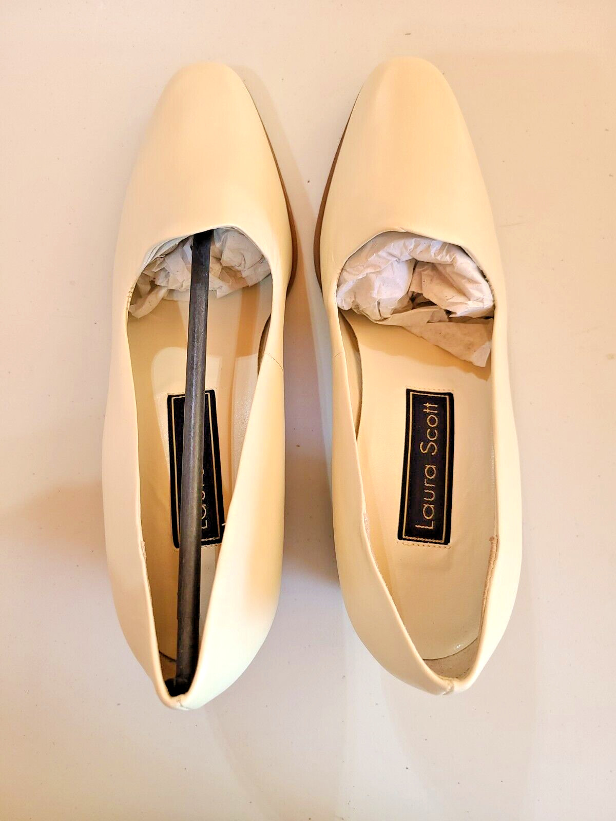 Woman’s Laura Scott heels Dreamer Rice leather size 8 M