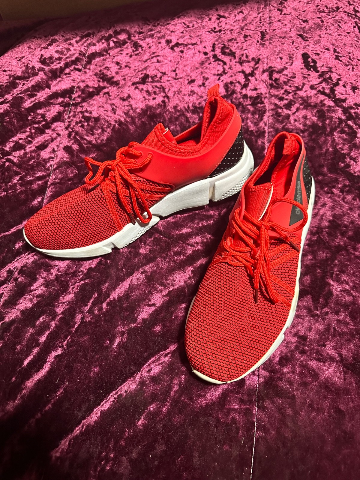 Fairly used red akademics shoes active women’s size 9