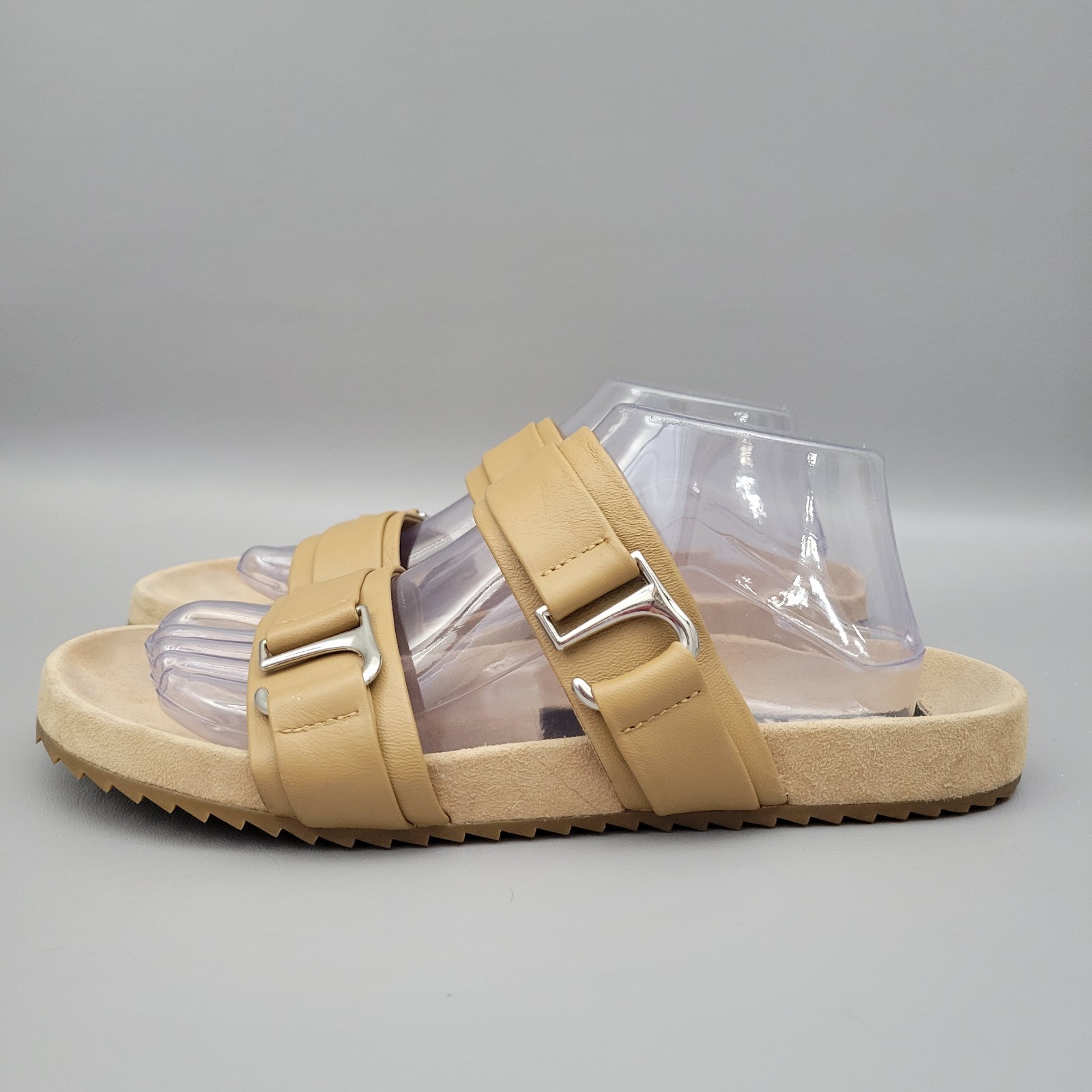 SENSO Dahlia Slides Leather Sandals Flats Chunky Shoes Size 41