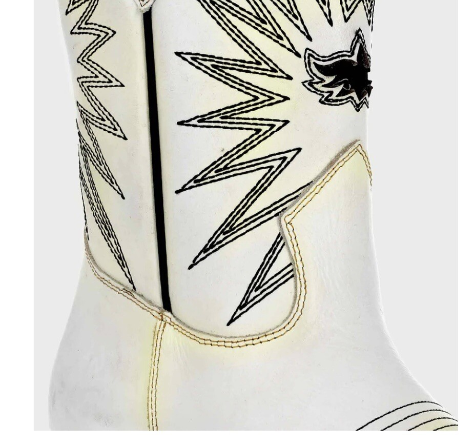 mezcalero boots Mezcal White Cowboy Boots Size 8.5