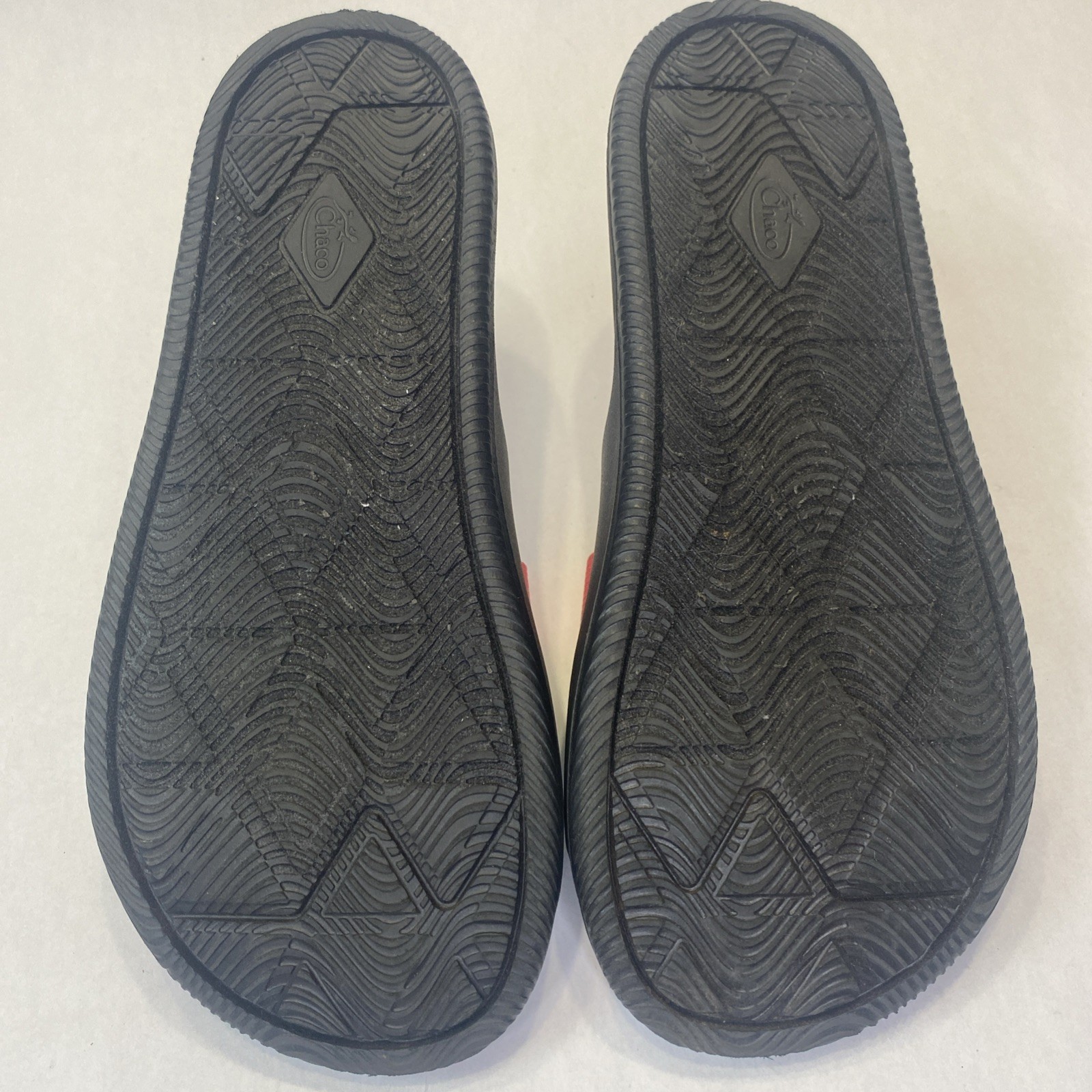 Women’s Chaco Chillos Slide Sandals Size 7 Pink Blue Flat Slide Sandals