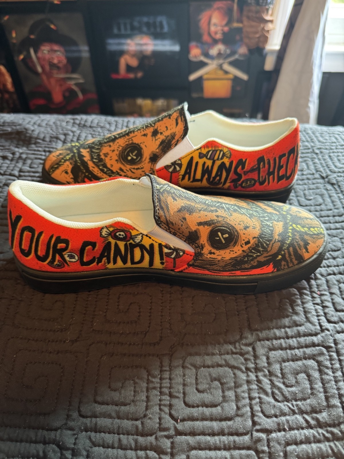 MIDNIGHT MONSTER SOCIETY Trick r’ Treat Slip-On Shoes