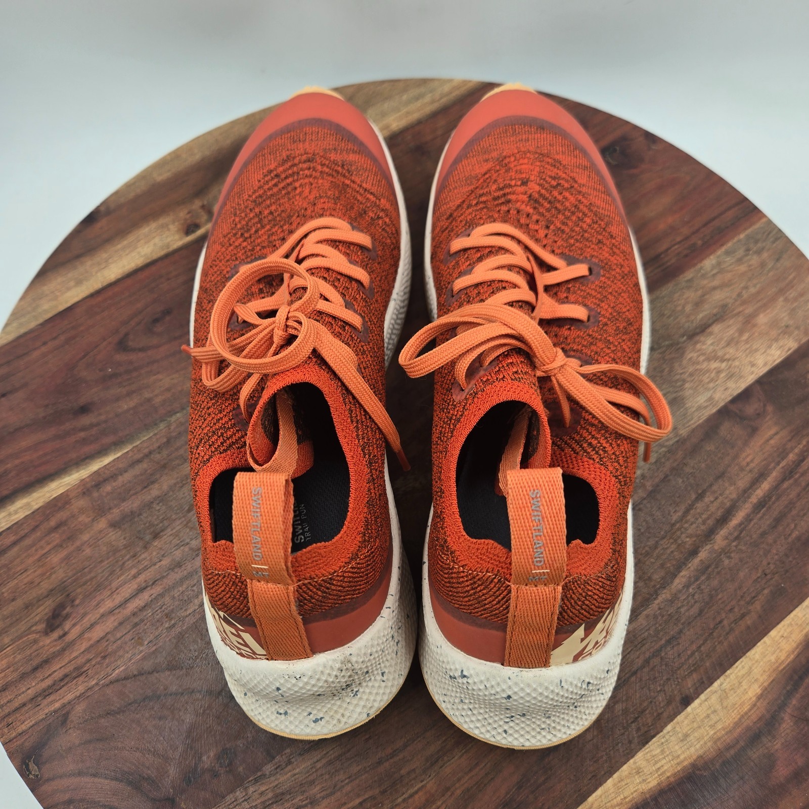 Rei Co-Op Swiftland MT Shoes Women’s 11 Orange Knit Trail Running Sneakers