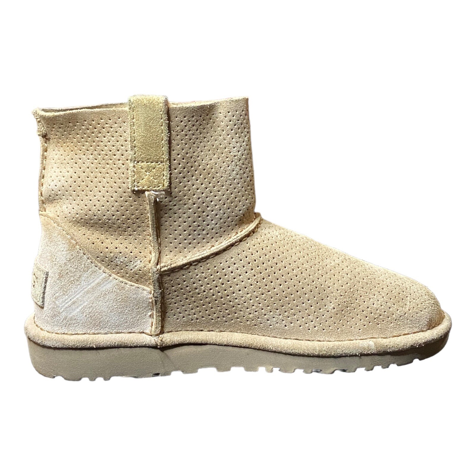 Ugg Australia Classic Unlined Mini Perf Boots Chestnut Brown Size 5