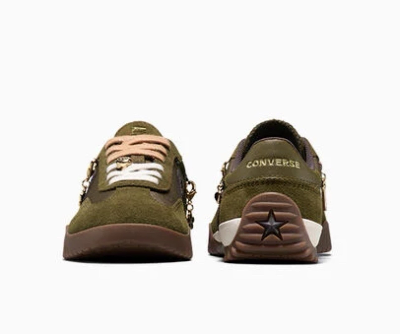 Converse Unisex Adults Green Low Top Lace Up Athletic Sneaker