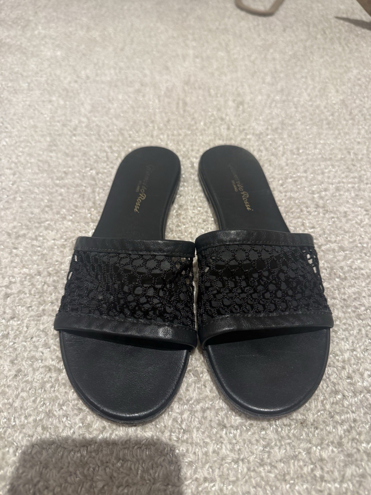 Gianvito Rossi Women’s Sandals in black. Size 37. Great Condition