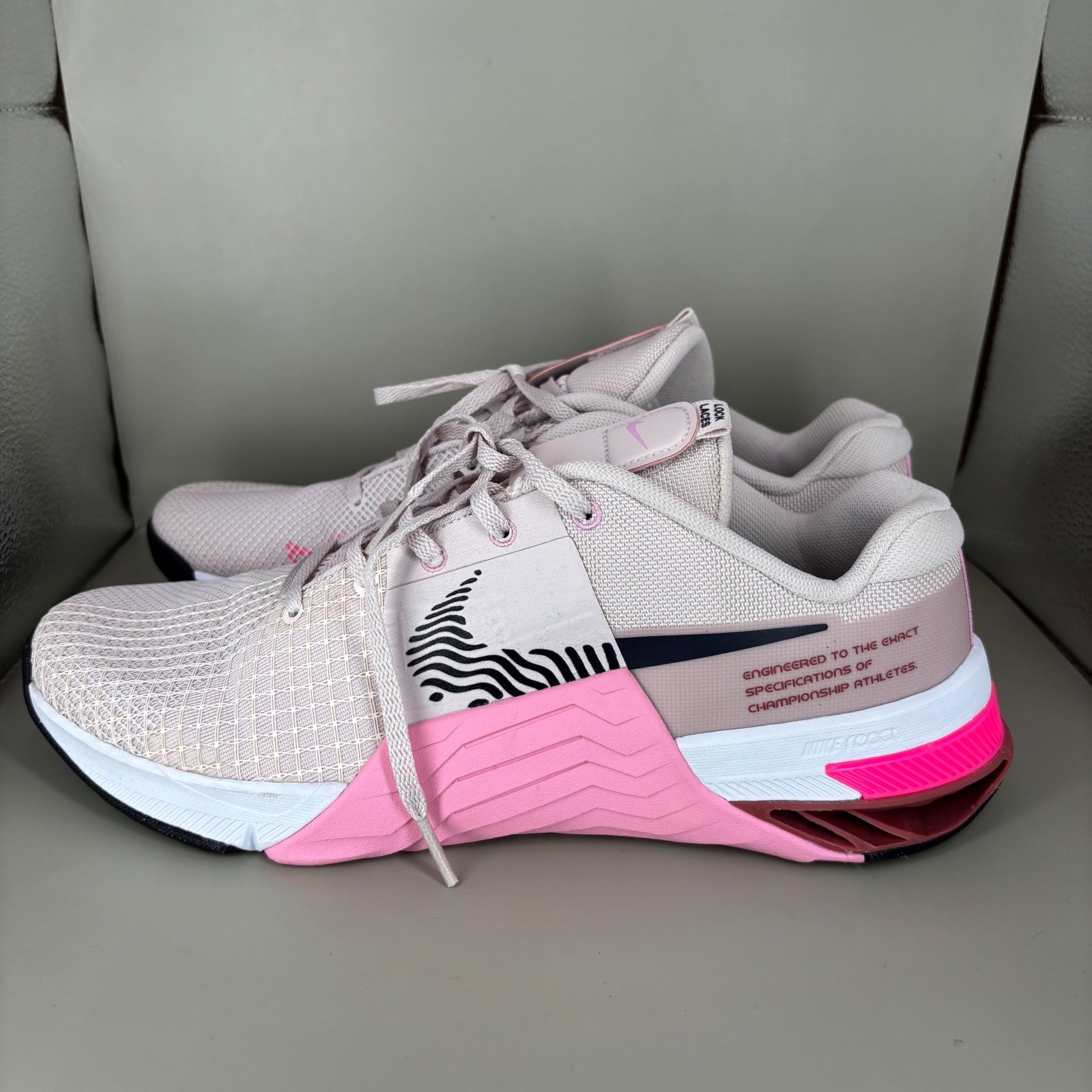 Nike Metcon 9 Womens Training Shoes Pink Fuchsia DO9327-600 Size 11