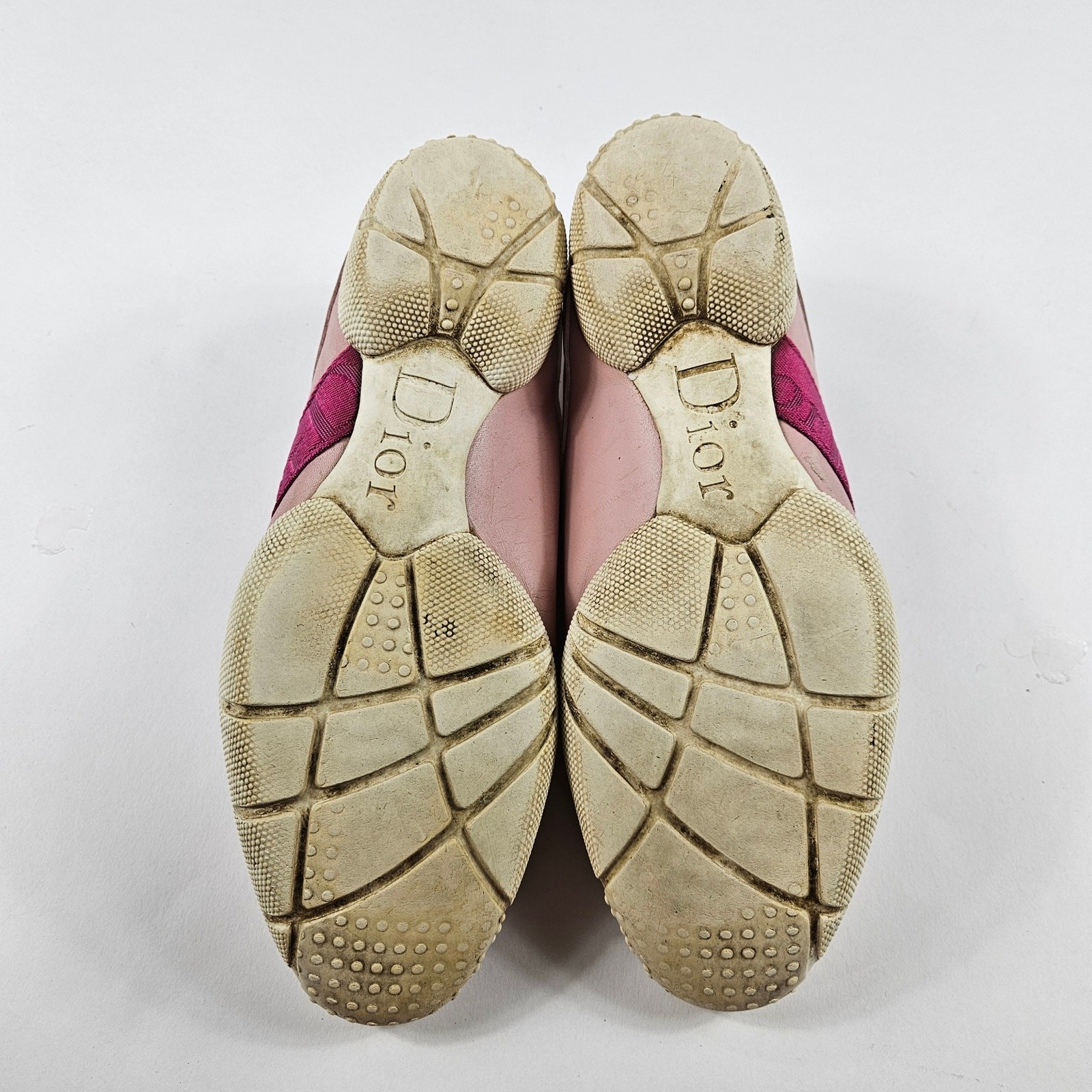 Y2k Christian Dior Sneakers Pink Metal Dior Lace Plate – Size 38 (8)