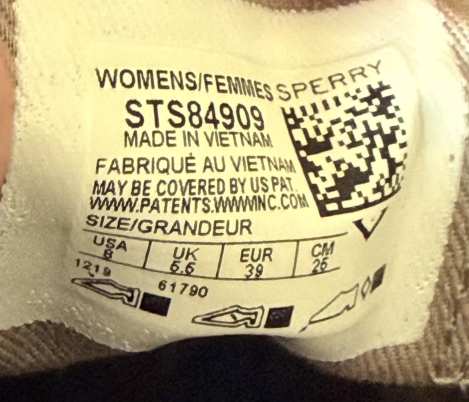 Sperry STS84909 Women’s Seersucker Striped Memory Foam Lace-Up Sneaker 8