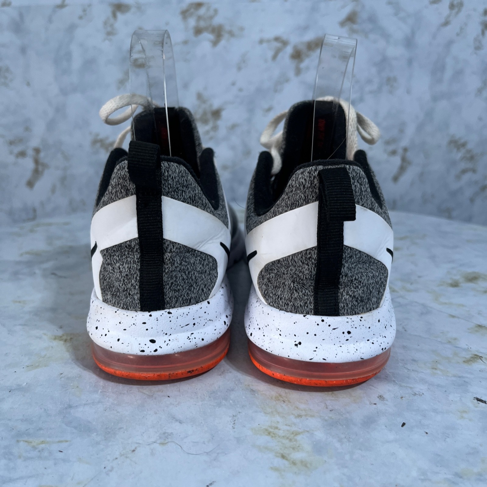 Nike Air Max Bella TR Womens Size 6.5 Running Shoes White Gray Athletic Sneakers
