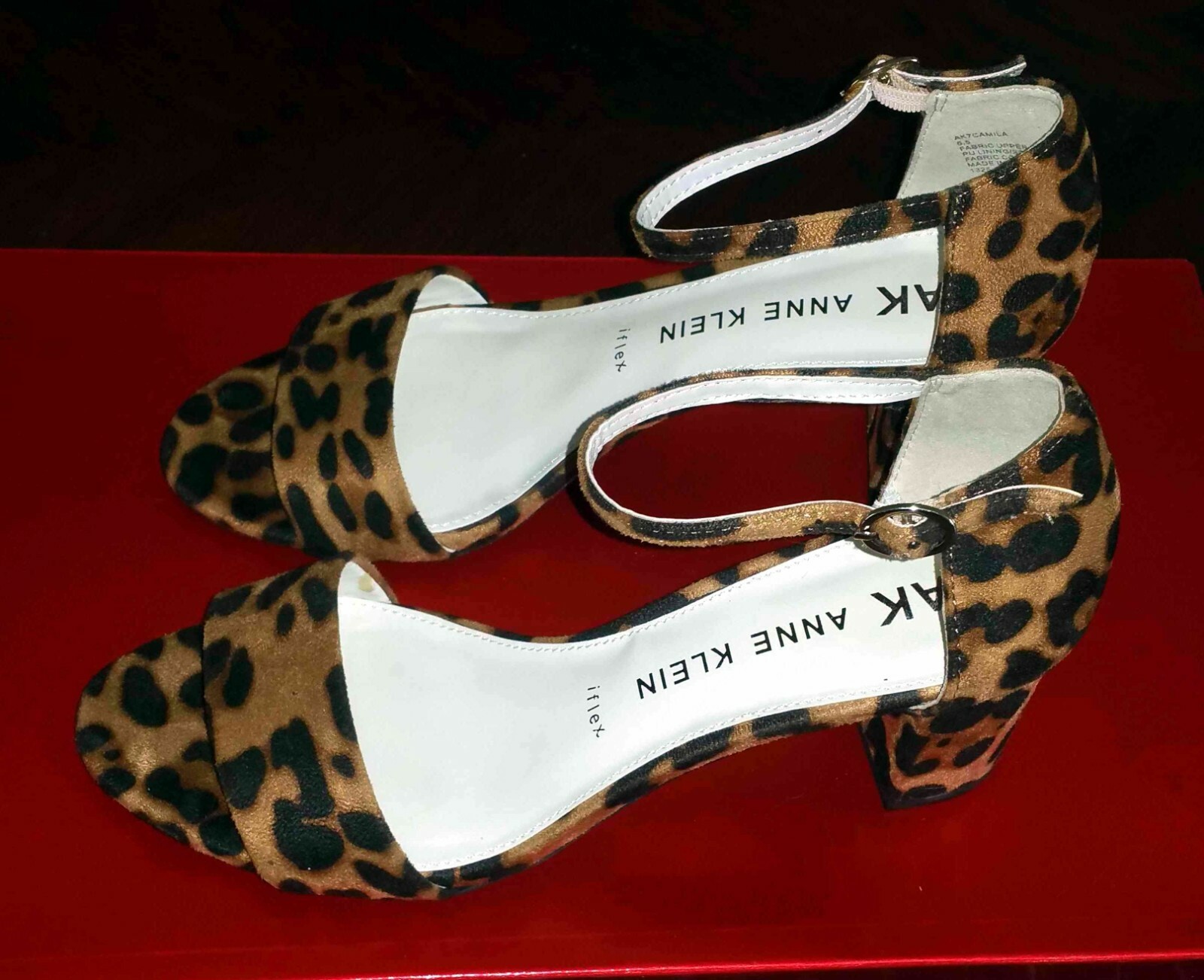 Anne Klein open toe women shoes NEW,size 6.5, narrow to medium width, 2.5 inch
