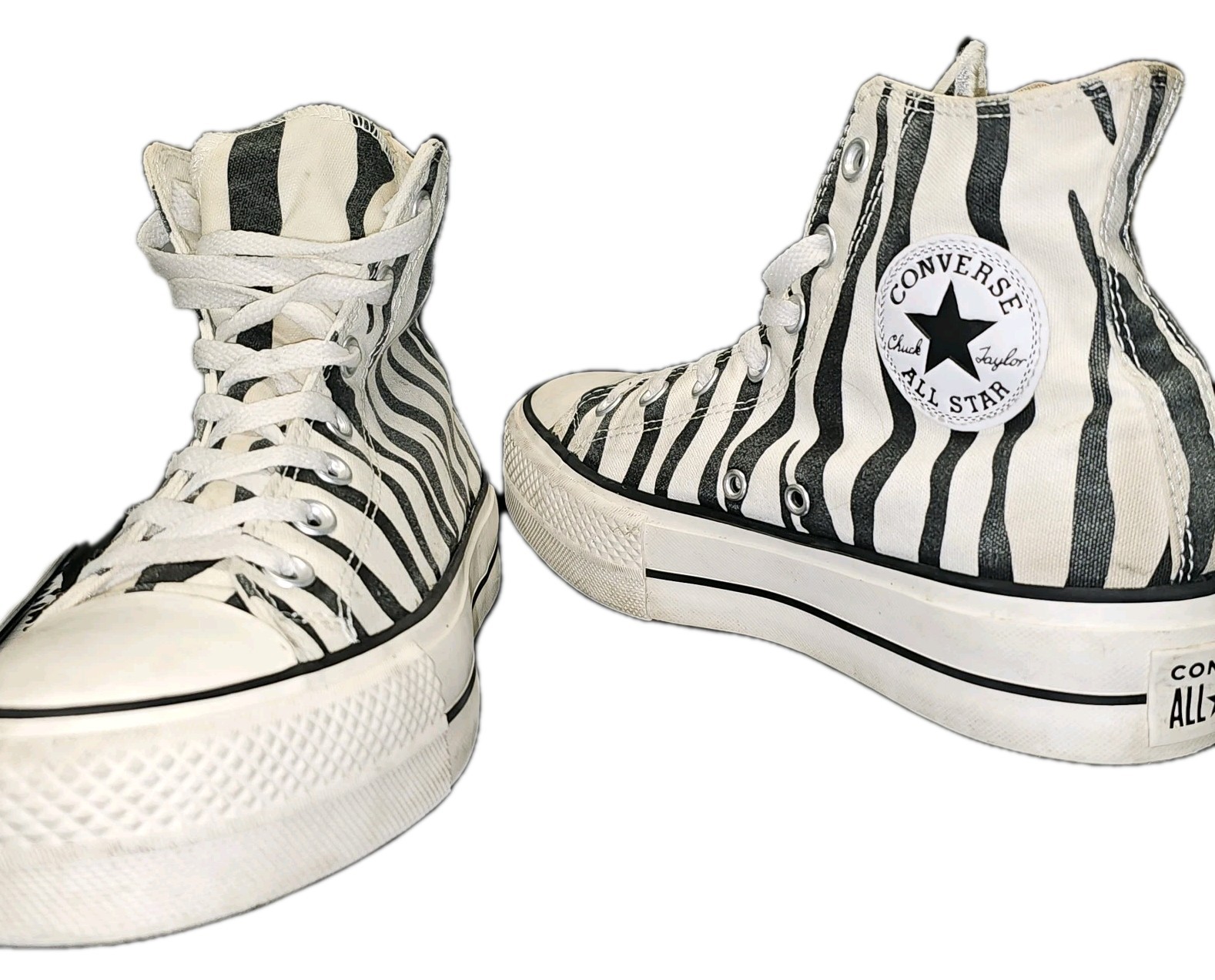 Converse Zebra Print Chuck Taylor All Stars Men 6 Women 8