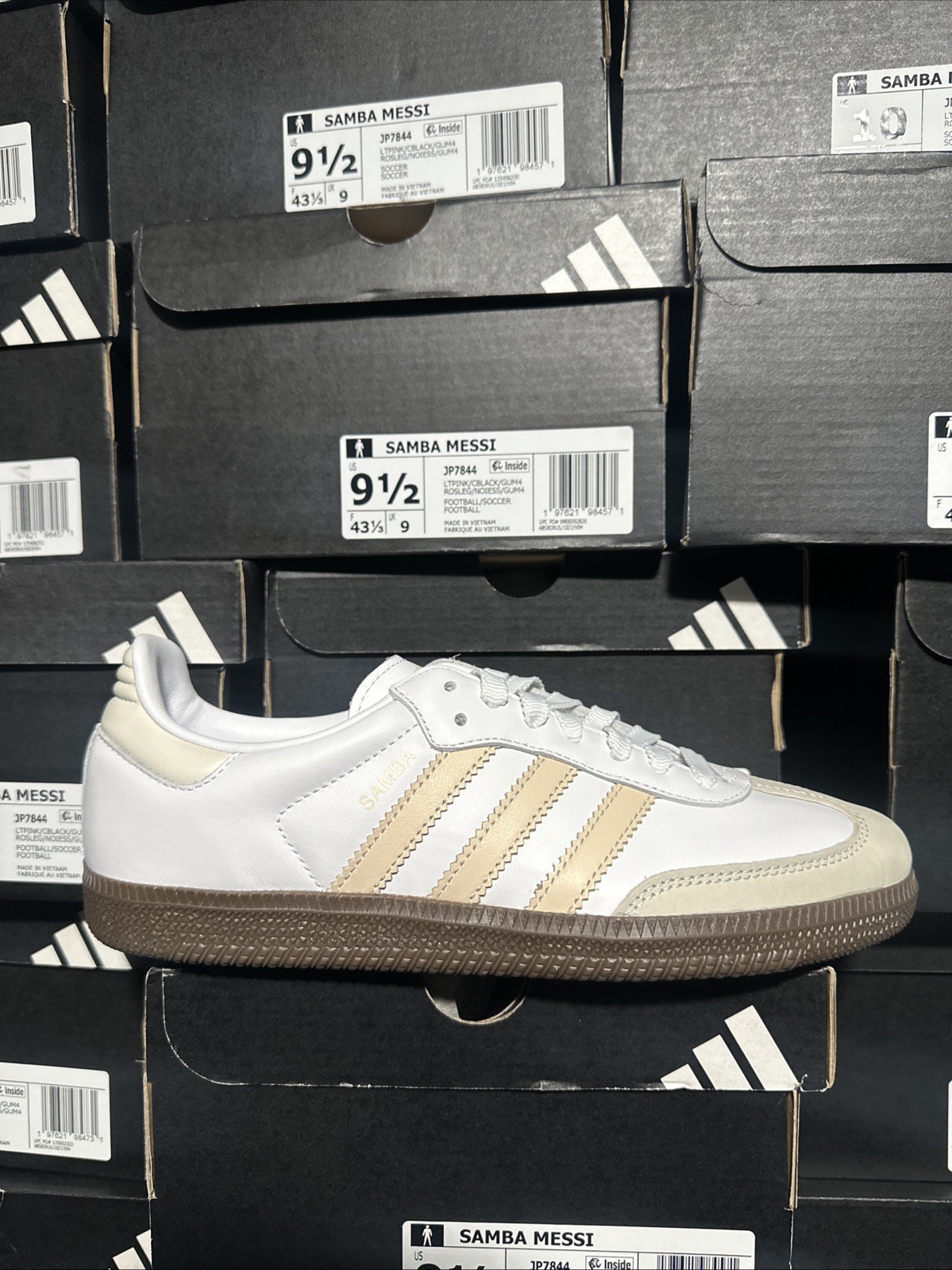 adidas Samba Og Lace Up Womens White Sneakers Casual Shoes JH7300