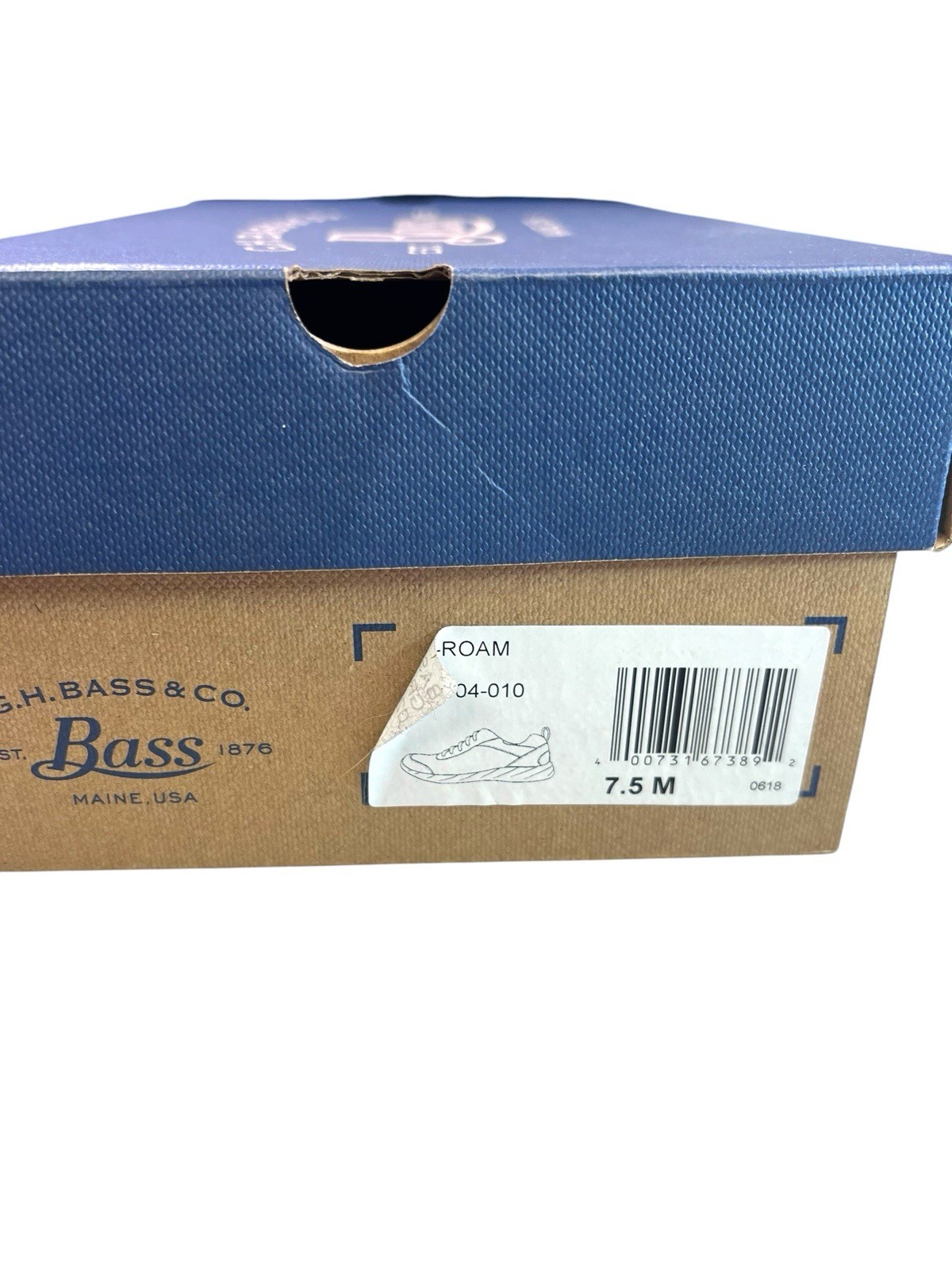Women’s G.H. Bass & Co. Sneakers 7.5 M Roam Pink And Gray New With Box