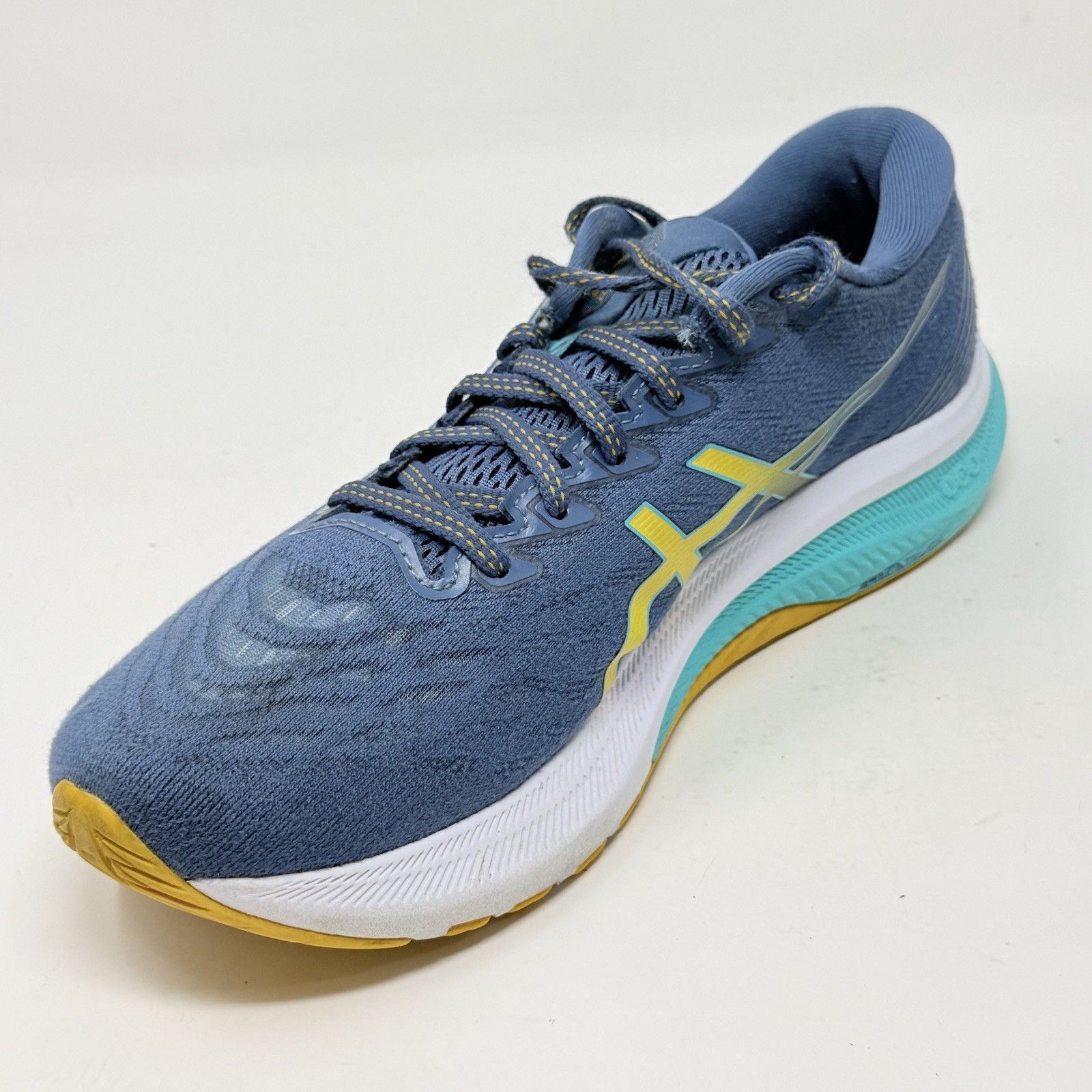 Asics GT-2000 11 Shoes Womens 10 Blue Yellow Mesh Running Sneakers Trainers