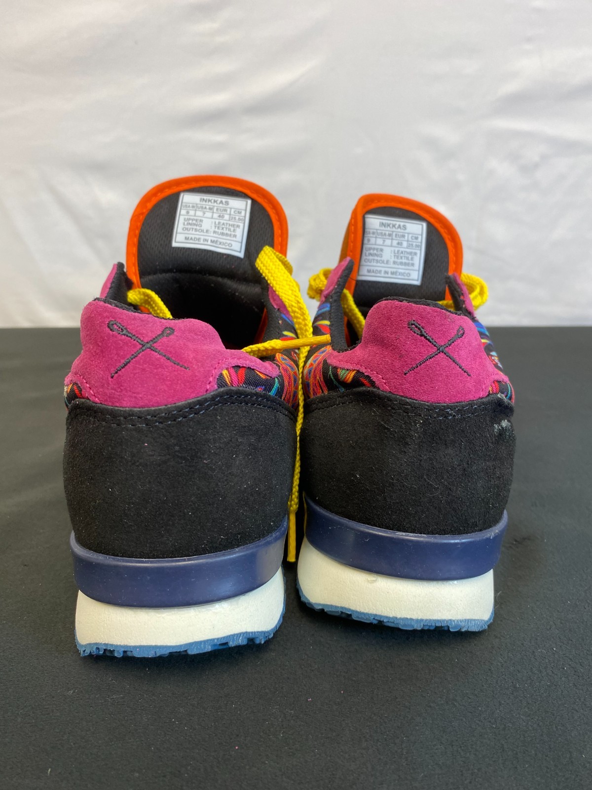 Inkkas Unisex Adults Zocalo Jogger Multicolor Lace Up Athletic Sneakers Sz M7 W9