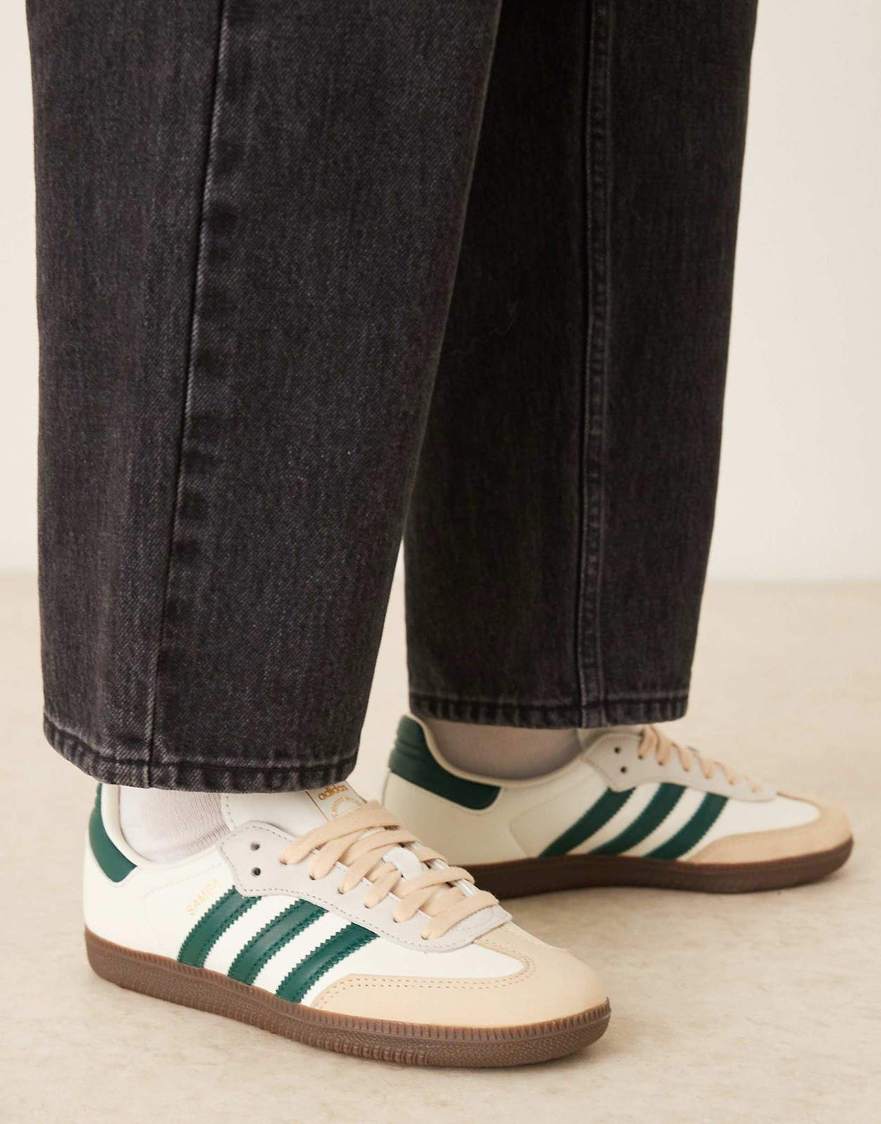 Adidas Samba OG W – White Green / JR8843 / Womens Size 6-10 Sneakers Shoes