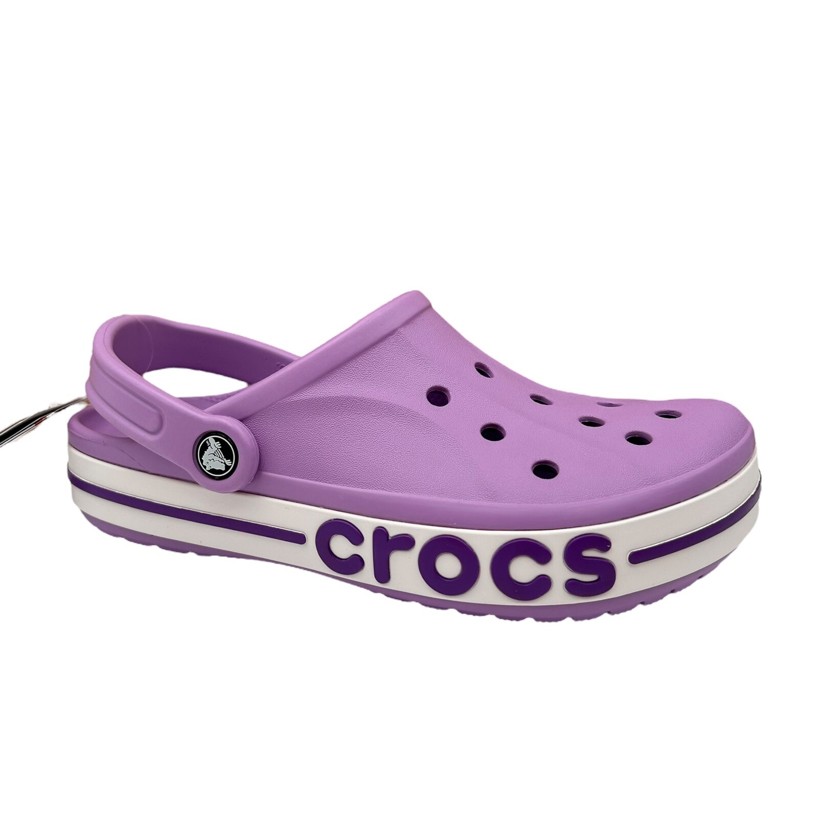 Crocs Bayaband Women’s Slip-on Clogs Size 7 Light Purple/Orchid Water Friendly