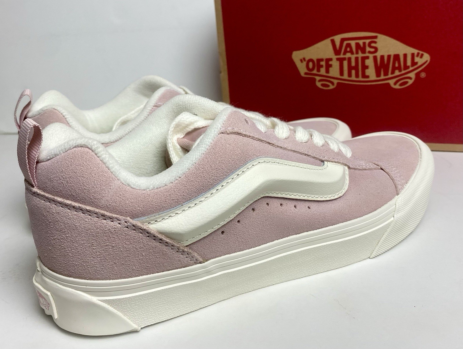 VANS KNU SKOOL Sepia Rose Size 9.5 W / 8.0 M NEW Off The Wall Skateboard Shoes