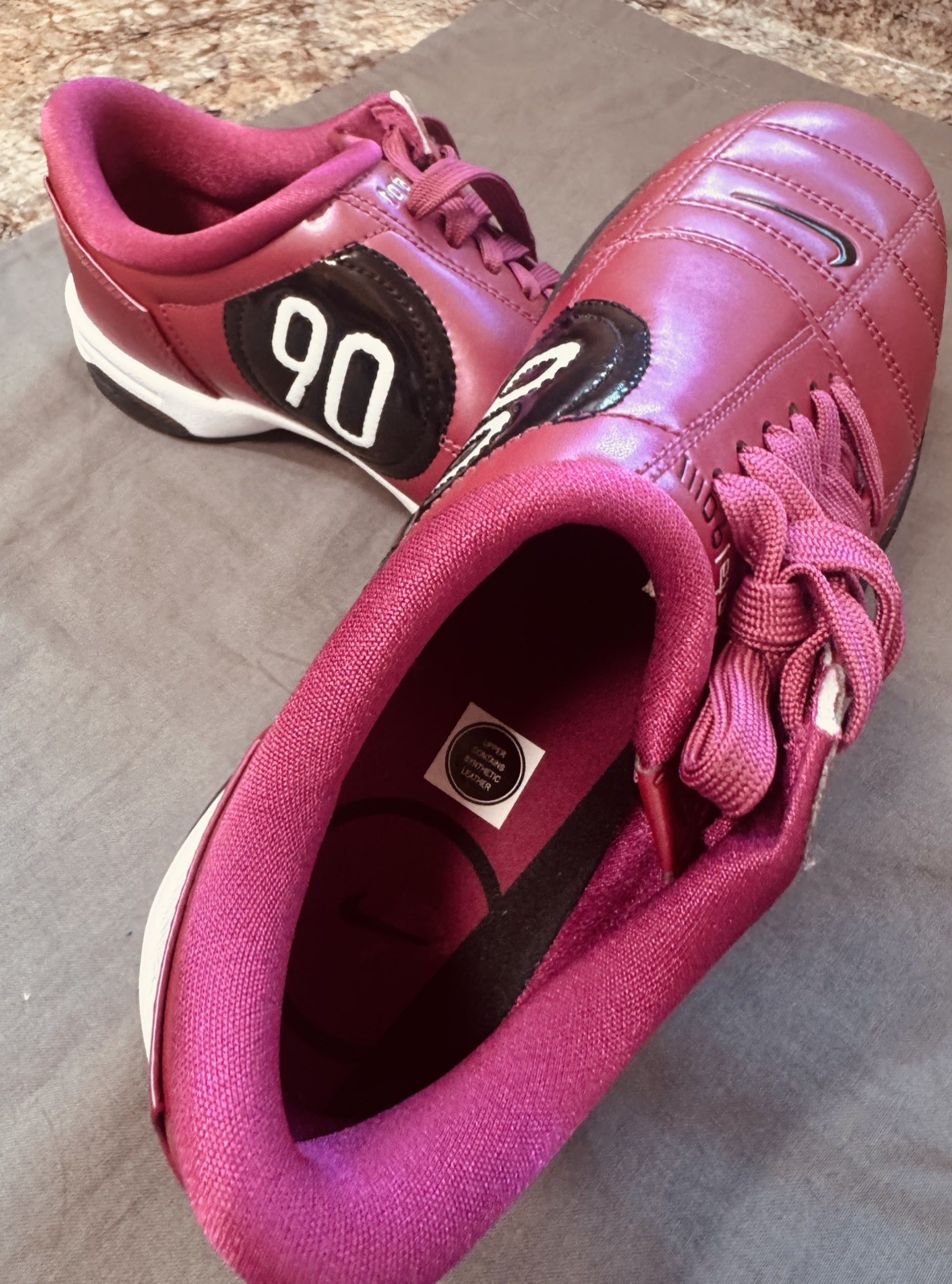 Nike Total 90 3 III «Bordeaux» sneakers Women Size 7.5 Bordeaux Red –