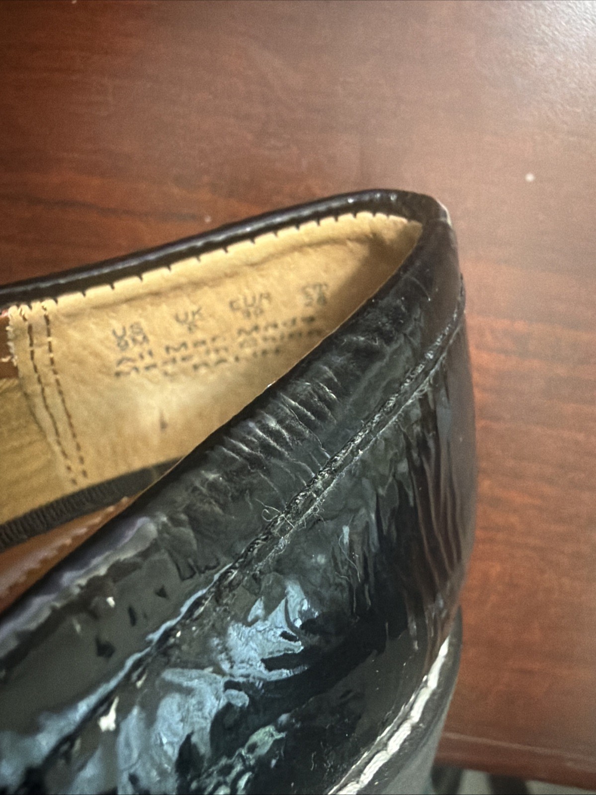 FRANCO SARTO WOMENS CASSANDRA LOAFER Balck size 9M all man made
