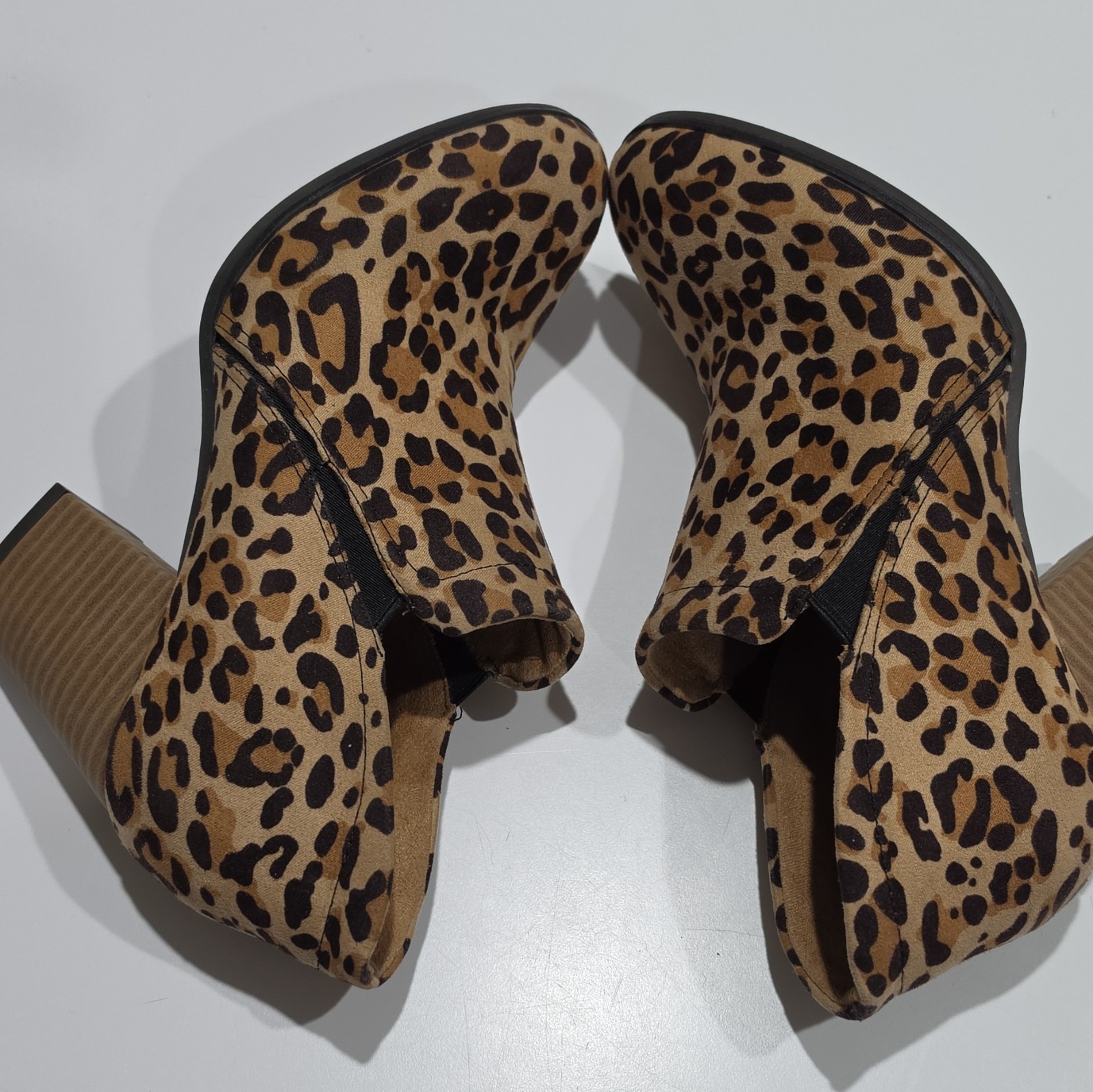 Dr. Scholl’s Shoes BE Energized Women’s Animal Print Faux Suede Bootie 8.5