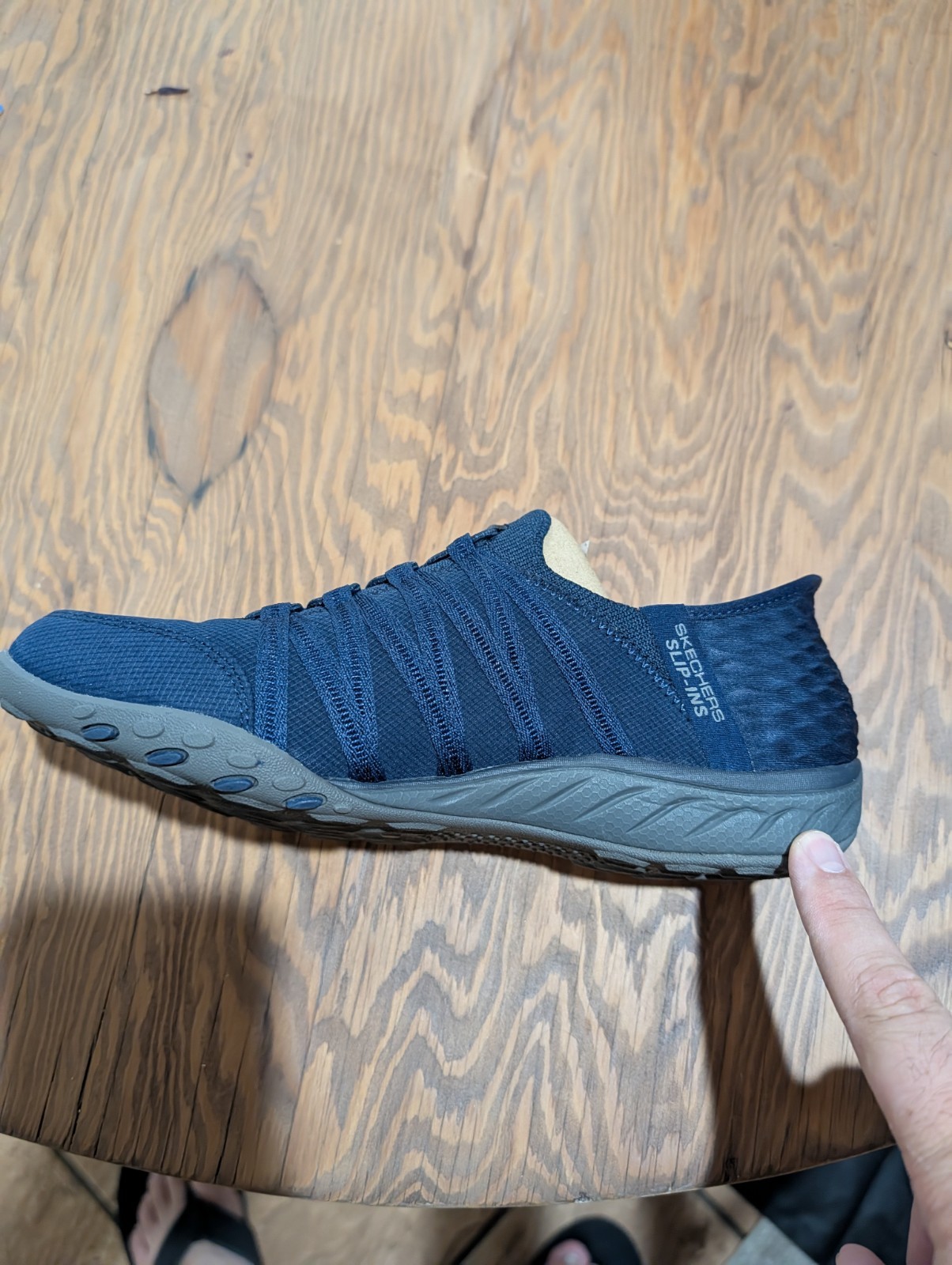 SKECHERS Relaxed Fit Slip-ins Memory Foam Low Top Textile Sneakers
