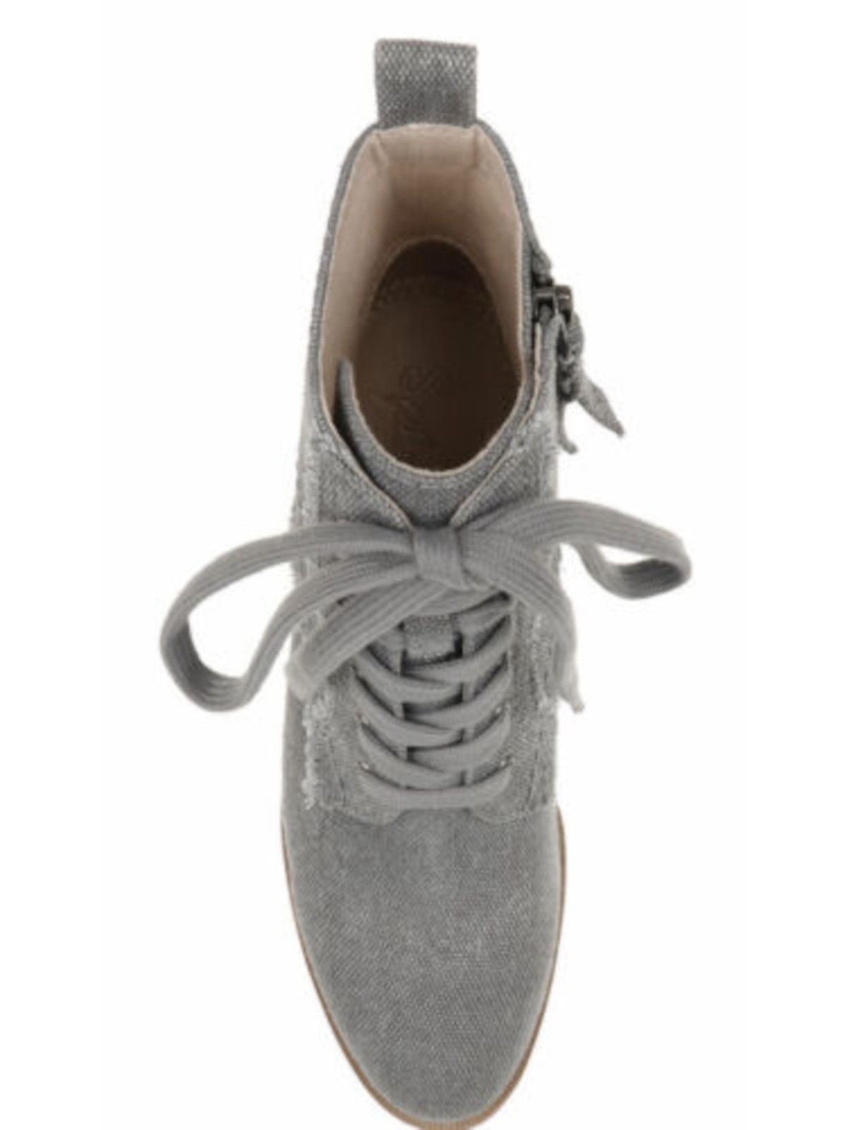 SPLENDID Womens Gray Pull Tab Lace Leonardo Round Toe Block Heel Booties 6 M
