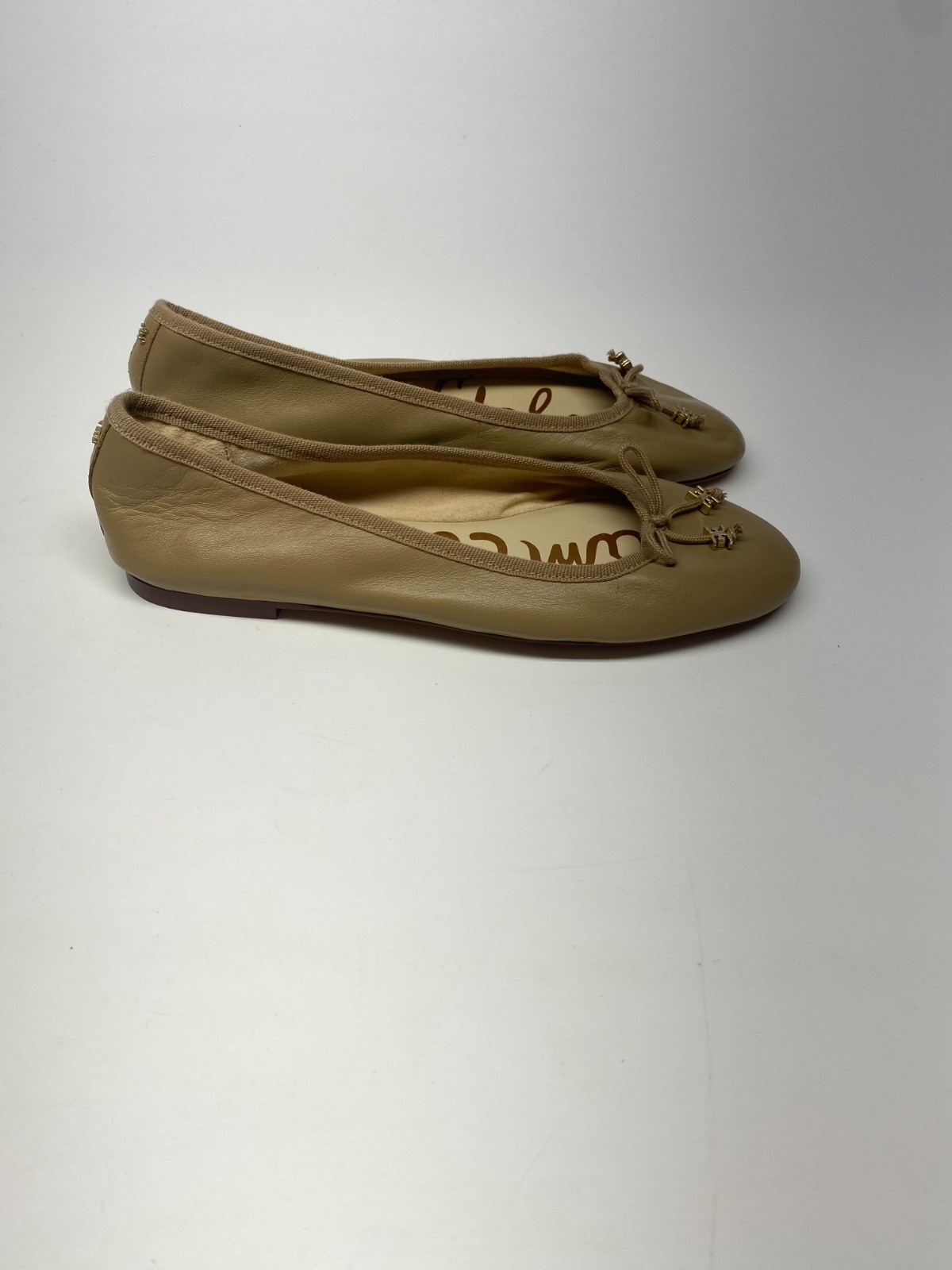 Sam Edelman Womens Round Toe Felicia Leather Flats Shoe Sz 6