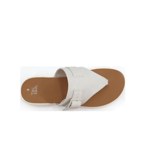 N.W.T – Time and Tru Women’s Comfort Flip Flop Sandal (Color Silver, Size 11)