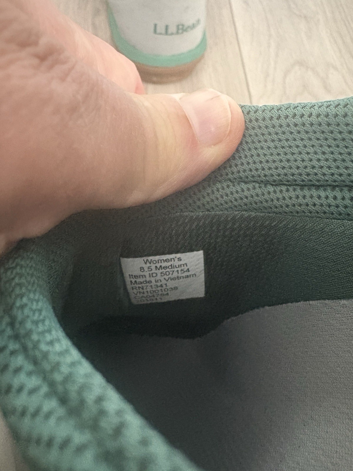 LL Bean Duck Boots Women 8,5 M Green/Gray Storm Chaser 5 TEK 2.5 Waterproof