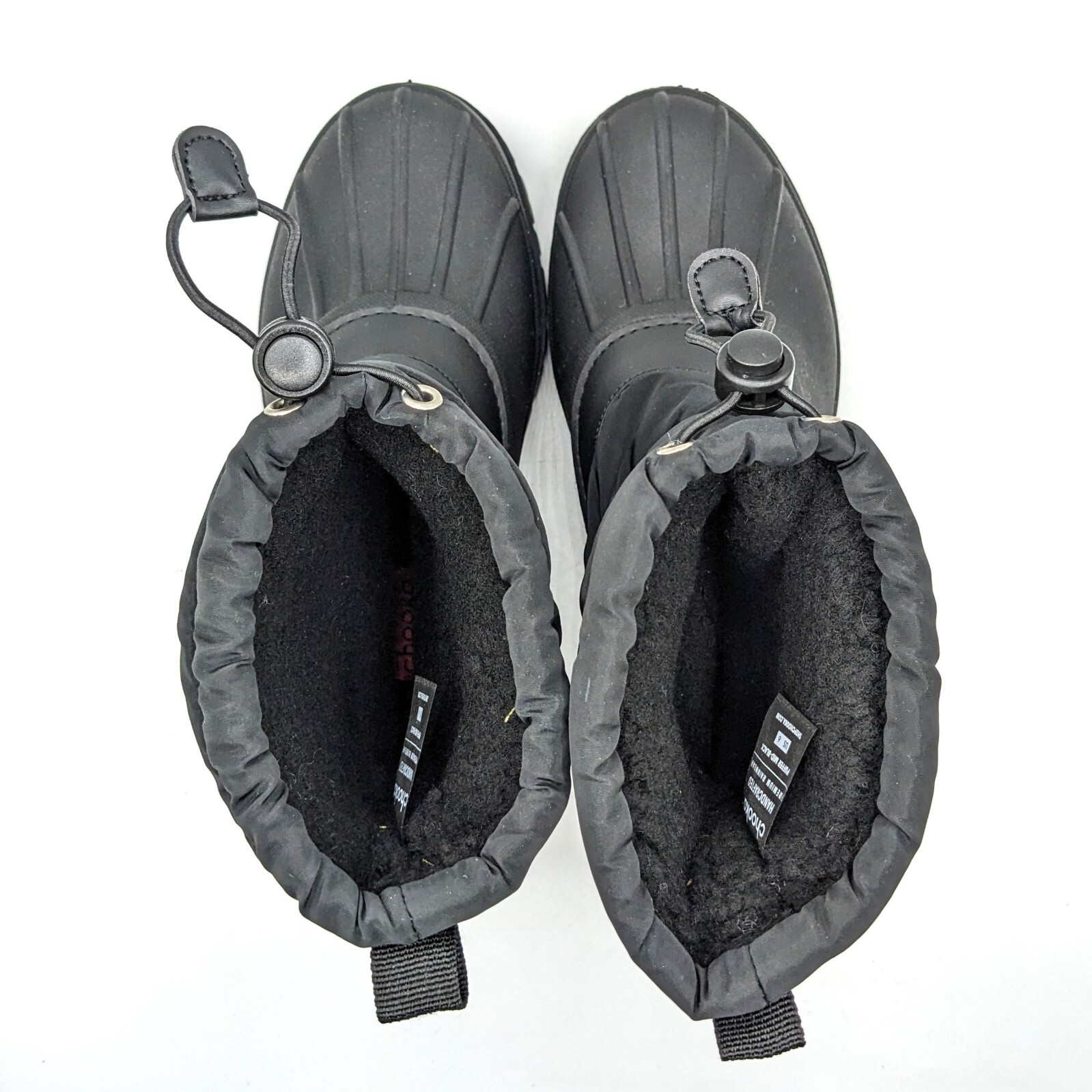Chooka “Nylon Puffer Snow Boot” Women’s Waterproof Mid Cold Weather (Black) NEW