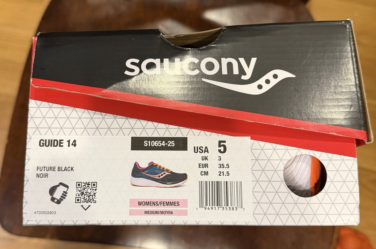 Size 5 – Saucony Guide 14 Future M