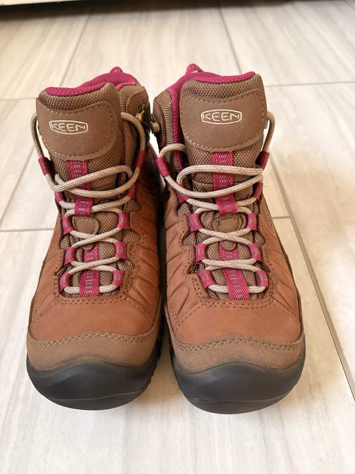 KEEN Targhee II Waterproof Women’s Hiking Boots Brown/Pink US 7 EU 37.5 W