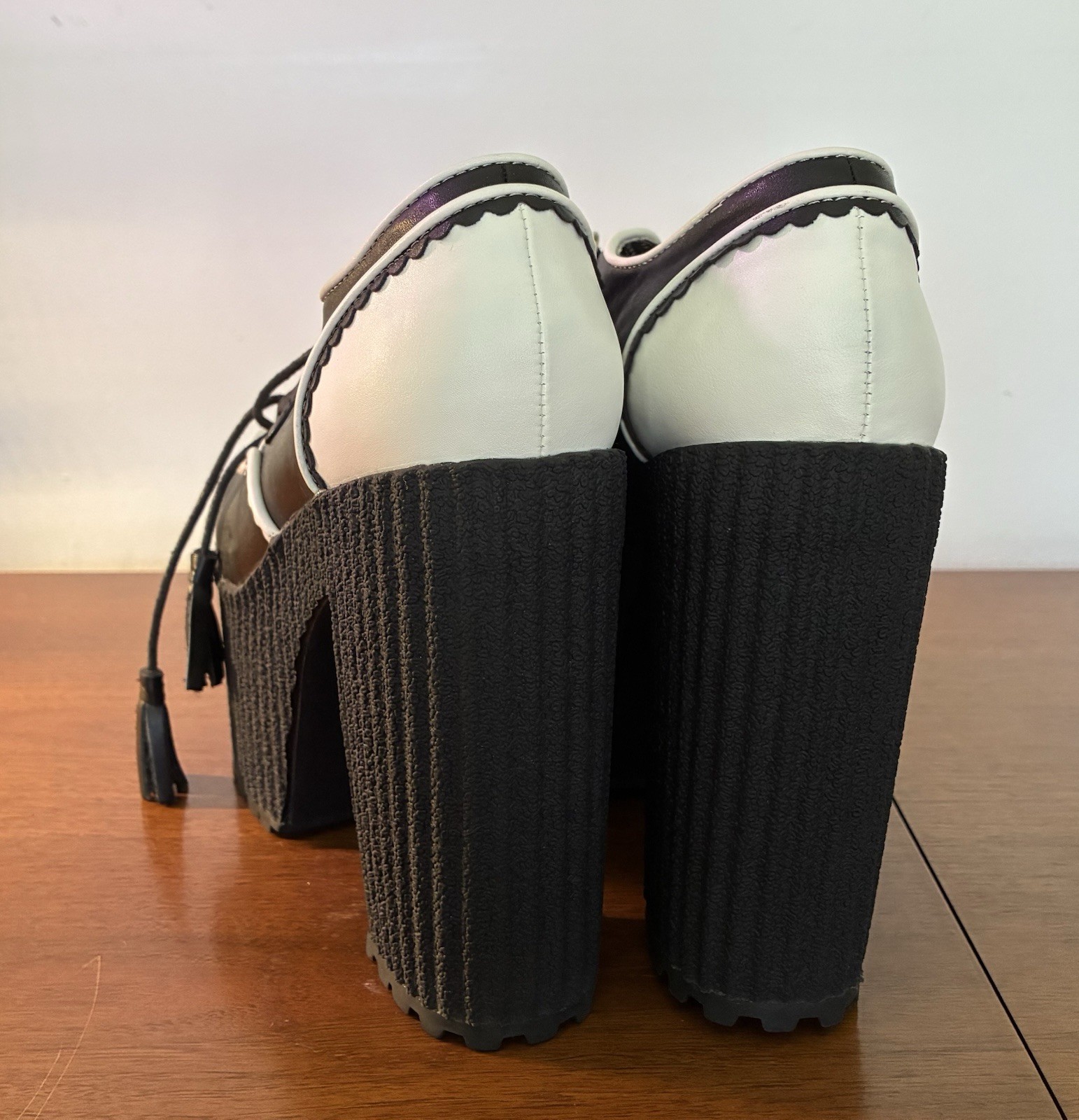 Dolls Kill Sugar Baby Laly Vegan Leather Platform Shoes Women’s Size 9