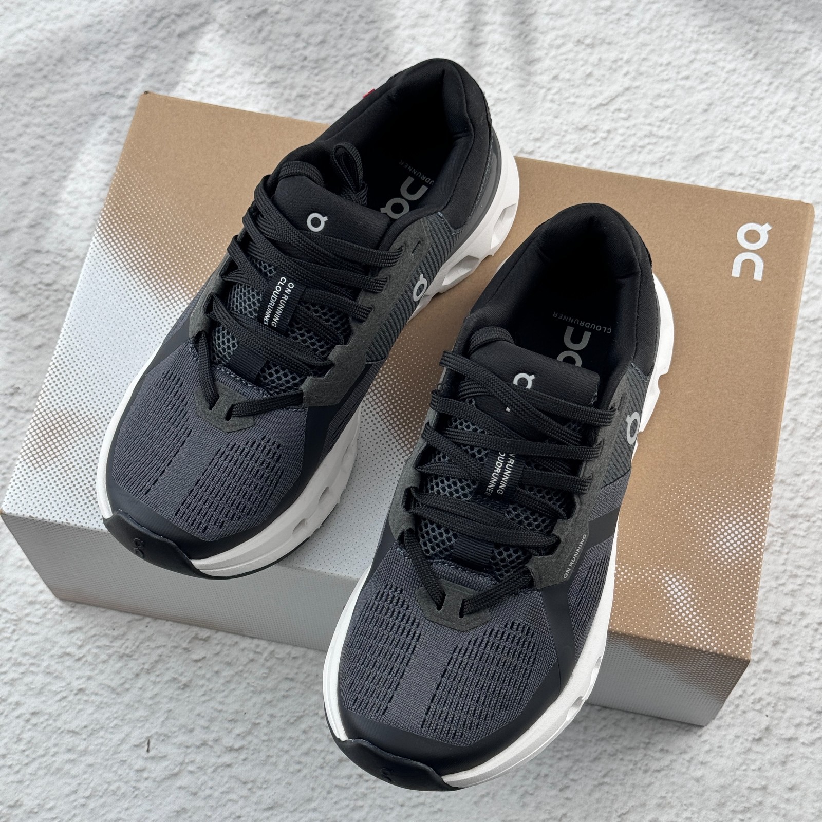 ON Cloudrunner 2 Eclipse Black Women’s Running Shoes Cushion Comfort Sneaker