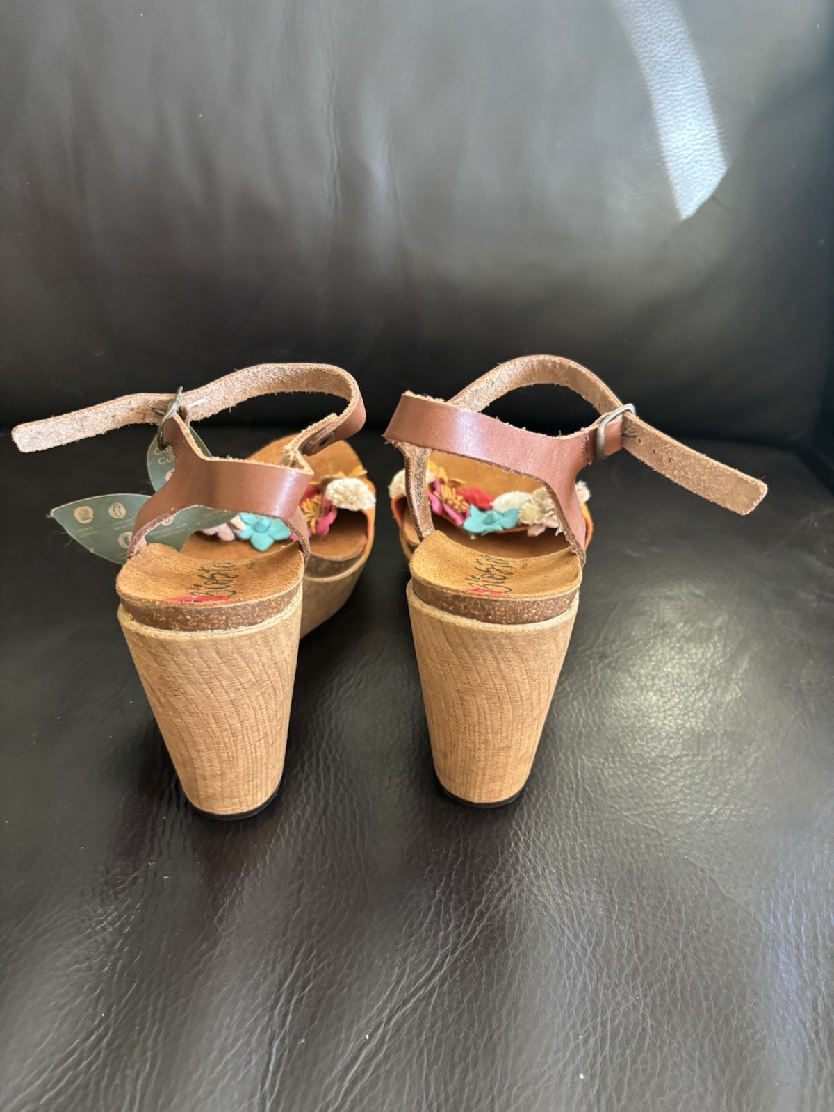 Biostep Wedge Heel Sandals. Made In Spain. Size 10.