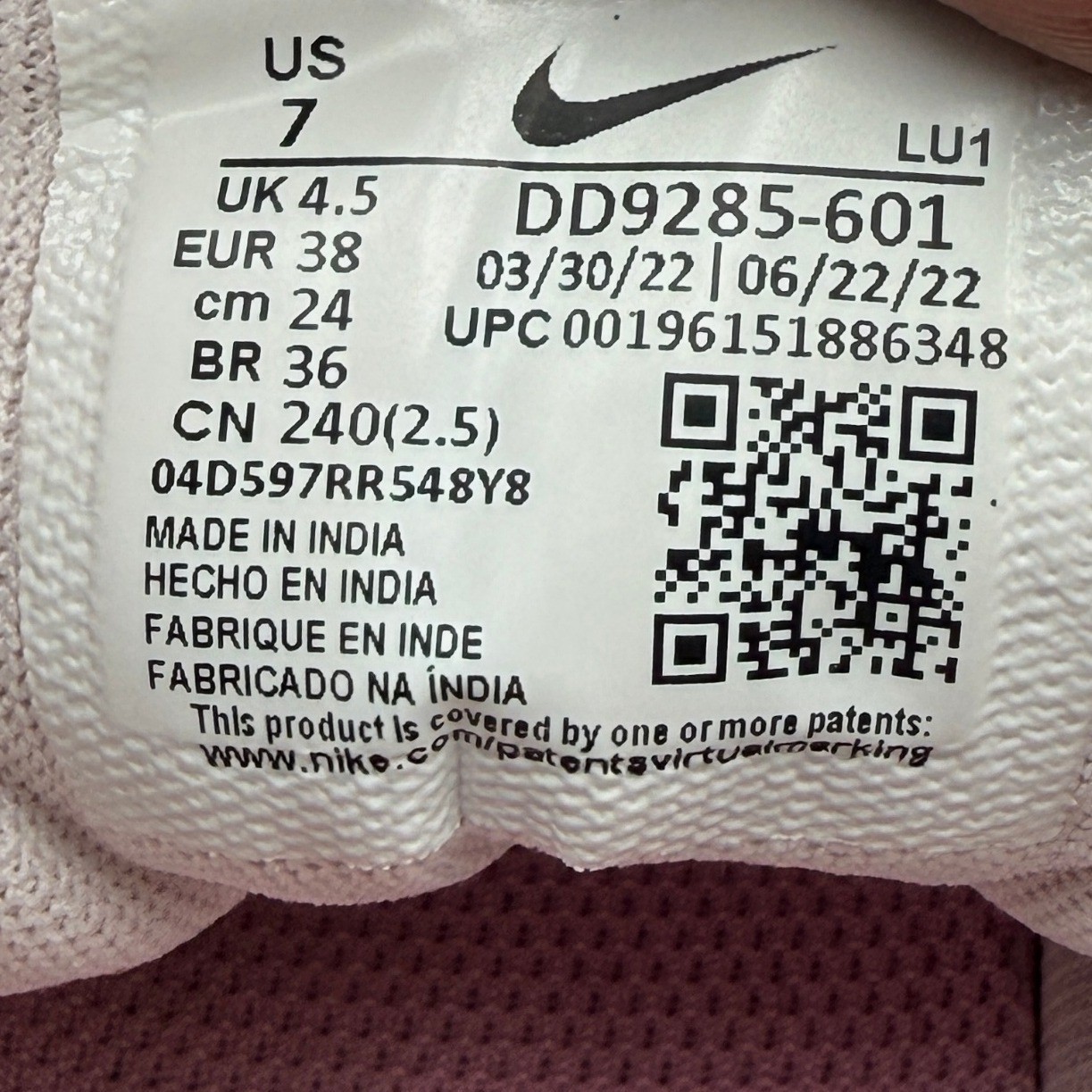 Nike Air Max Bella TR 5 Size 7 Womens Training Shoes Barely Rose DD9285-601