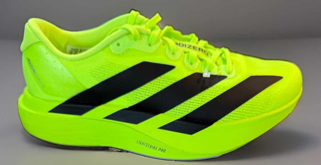 Adidas Women’s Evo SL Lucid Lemon Black Running Shoes Size 5