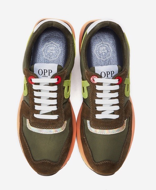 OPP Women Fashion Sneakers Casual Suede Leather Athletic Tennis Sports Size 10