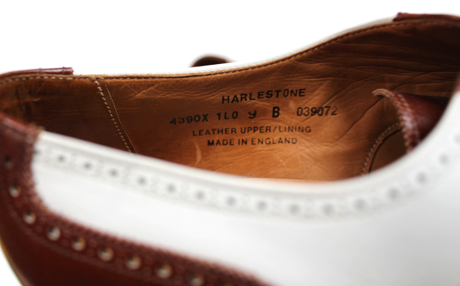 Harlestone Crockett &Jones Vintage Golf Shoes made in England Women’s US 9 B