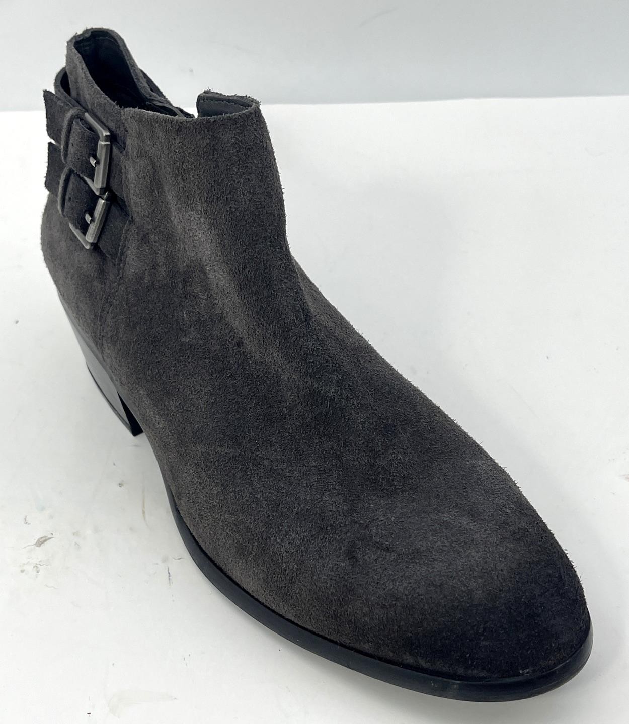 Sam Edelman Petal Women’s Boots Size 8.5 Dark Gray Leather Side Zip Ankle Shoes