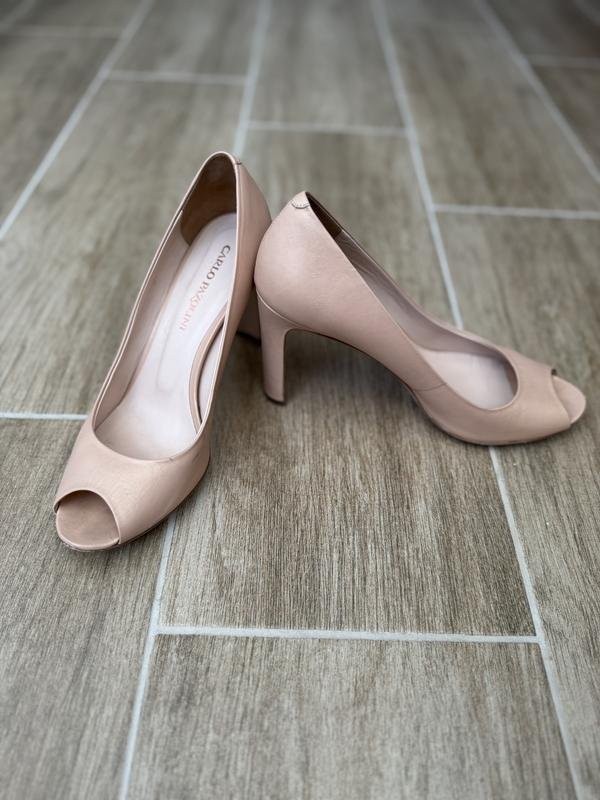 Women Carlo Pazolini heels peach leather 38