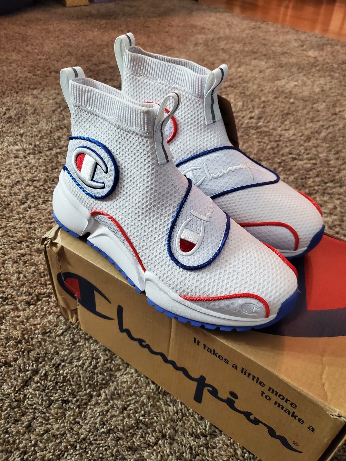 New Champion Women’s Rf 21 Mid Fashion Casual Sneakers US Left Size 8 Right 7