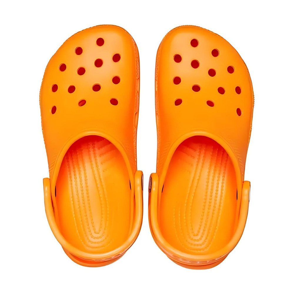 Crocs Classic Clog Unisex Adult Orange Slip-On Lightweight Water-Friendly