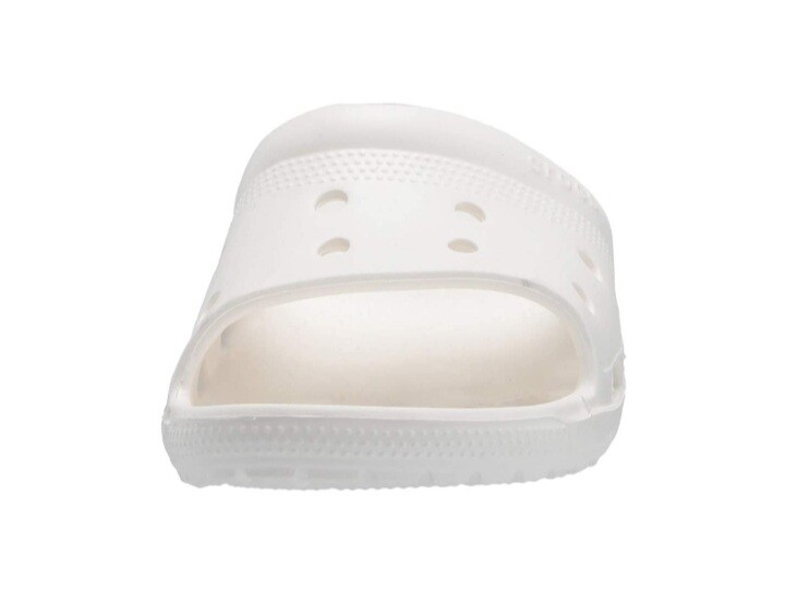 Crocs Men and Women’s Coast Slide Lemon White Standard Fit