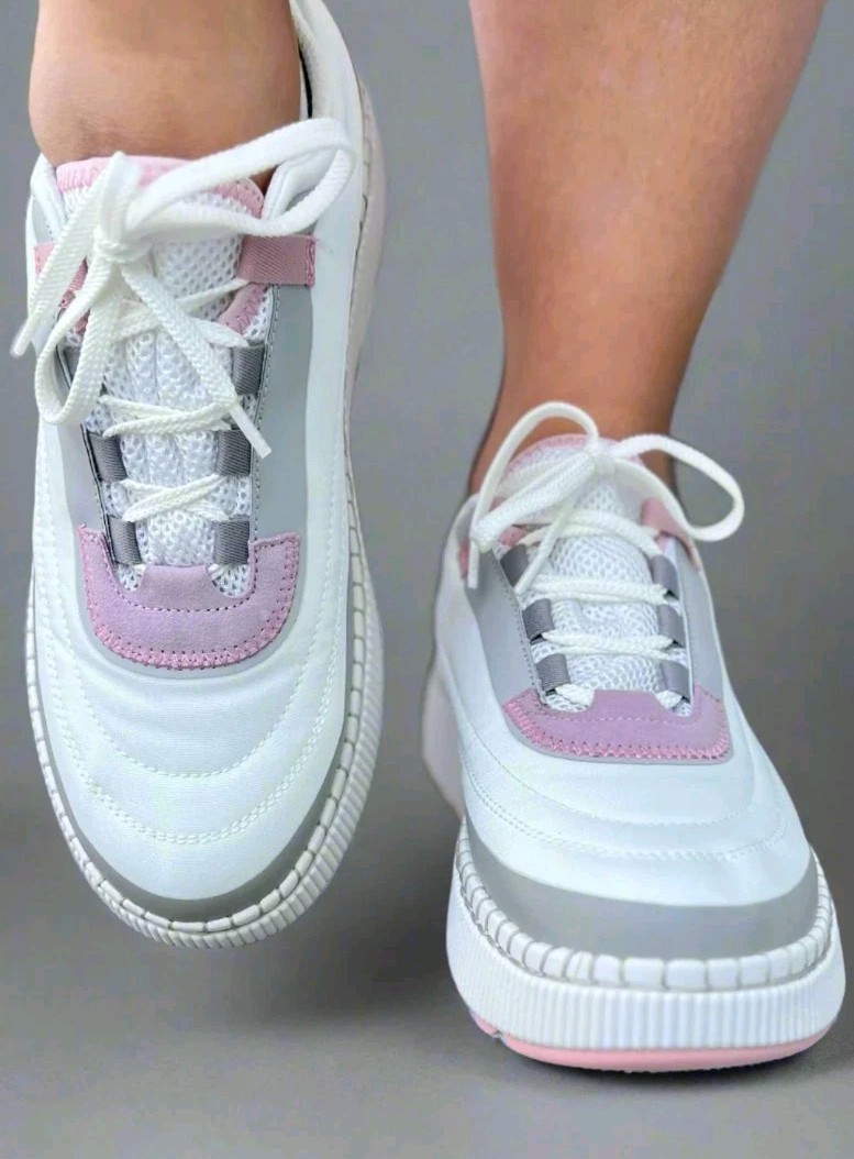 NEW Wmn’s SZ 10, COUGAR Sayah Shoes WHITE / LAVENDER Platform Sneaker. 229864