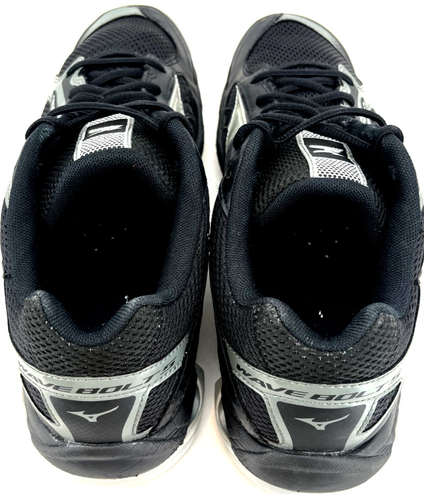 Mizuno Wave Bolt 5 Black Mesh Lace Up Gum Sole Volleyball Shoes Women’s 10