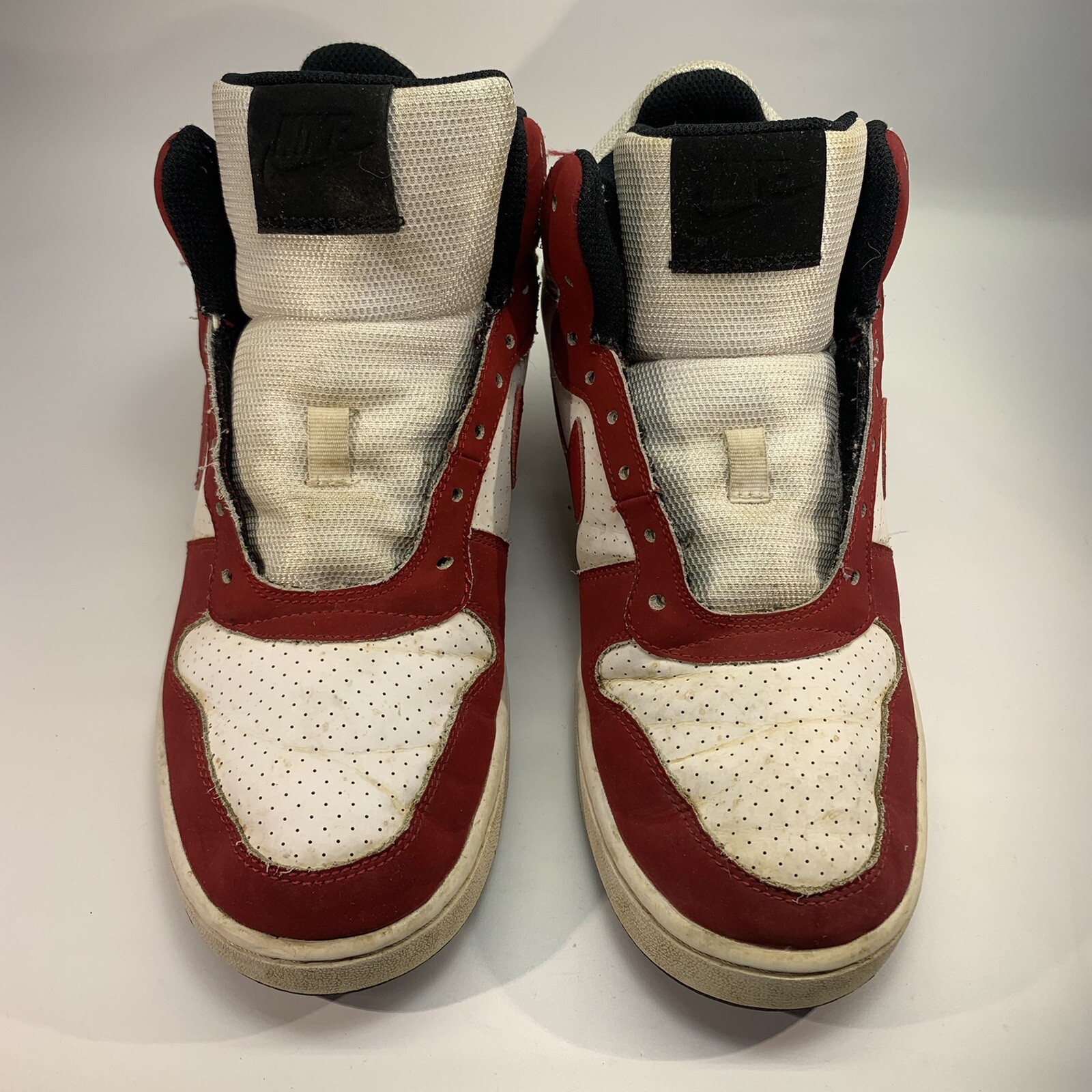 Nike Court Borough white red black Chicago mens 7.5 womens 9 Basketball Shoes