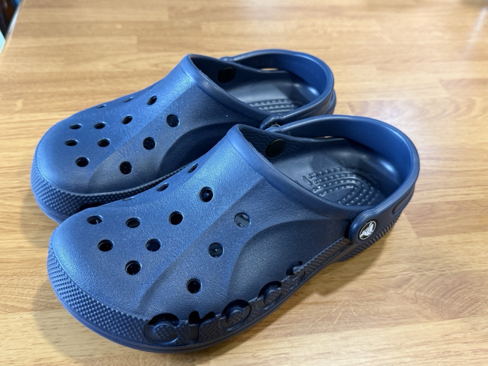 Crocs Baya Clogs Navy Blue Women 8 from my personal collection EUC